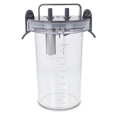 transparenter Behälter für Sekrete